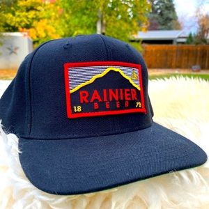 Rainier Beer Wool Ball-cap Hat